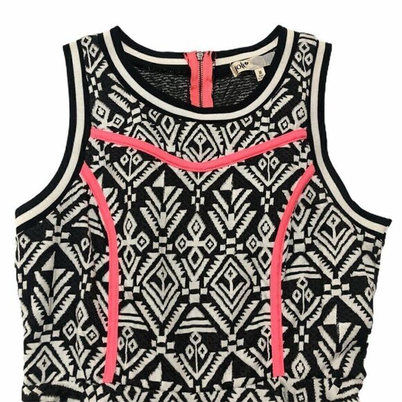 Jolt Jacquard High Neck Skater Sundress Navy NEW - Picture 2 of 6